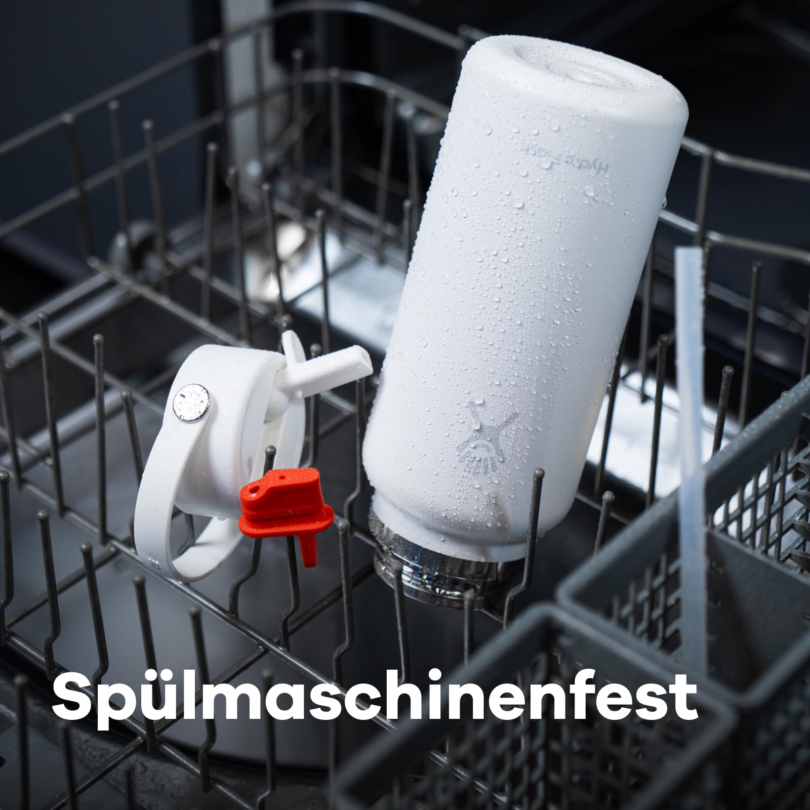 Hydro Flask – Wide Flex Straw Cap 946 ml (32 oz) Flasche – Edelstahl, auslaufsicherer Strohhalm, spülmaschinenfest – Isoliert, 24 Std. kalt – Weithals, eiswürfelfreundlich – Birch