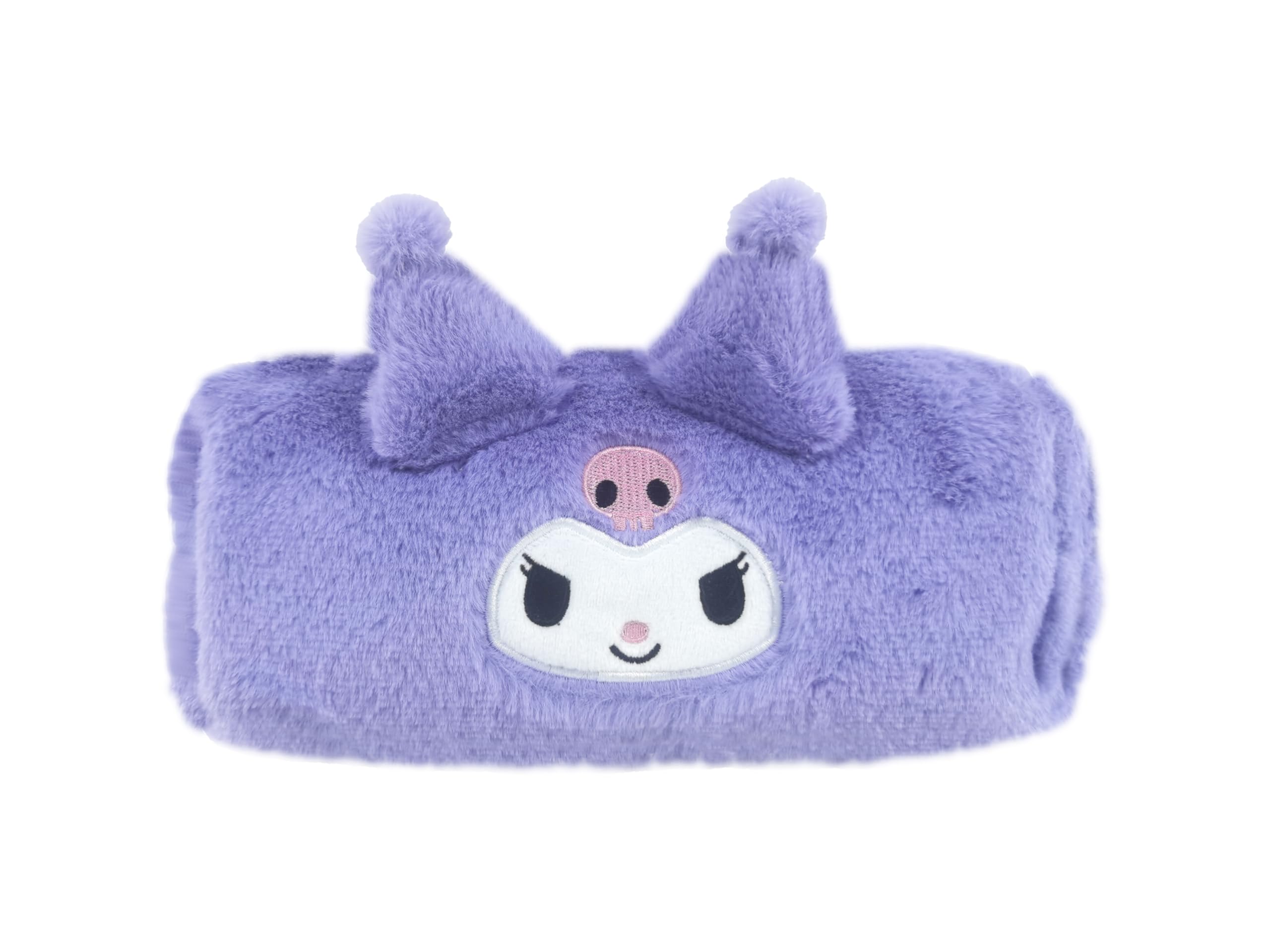 CYPBRANDS Hello Kitty, Sanrio, Kuromi, Pencil Case, Plush, Purple, Official Product, berry, Medium