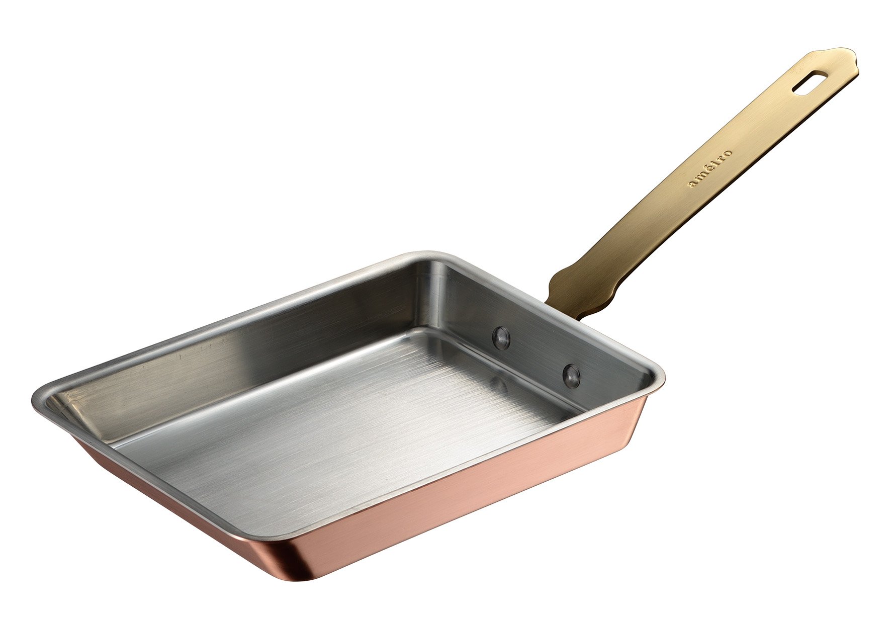 Amazon｜オークス ameiro 卵焼き エッグパン 銅 12cm 日本製 COS8000