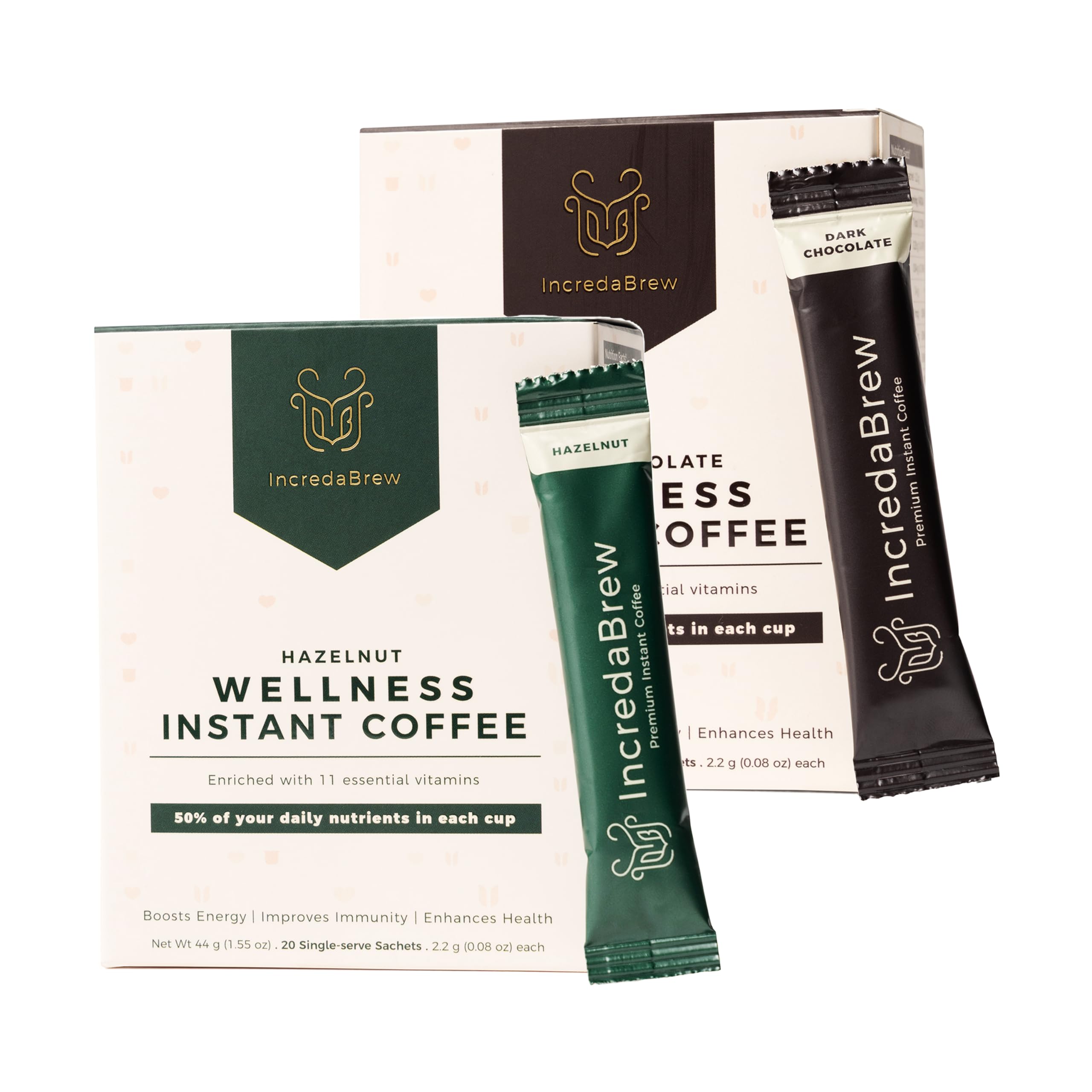 See full amazon price history chart for IncredaBrew Wellness Instant Coffee Powder - Hazelnut & Dark Chocolate | 40 Cups, Flavoured Coffee Combo Pack of 2 Coffee Flavours x 20 Instant Coffee Sachets for Hot/Cold Coffee, Milk/Black Coffee IncredaBrew Wellness Instant Coffee Powder - Hazelnut & Dark Chocolate | 40 Cups, Flavoured Coffee Combo Pack of 2 Coffee Flavours x 20 Instant Coffee Sachets for Hot/Cold Coffee, Milk/Black Coffee (B0BDVM8F67) Amazon Price History, Amazon Price Tracker