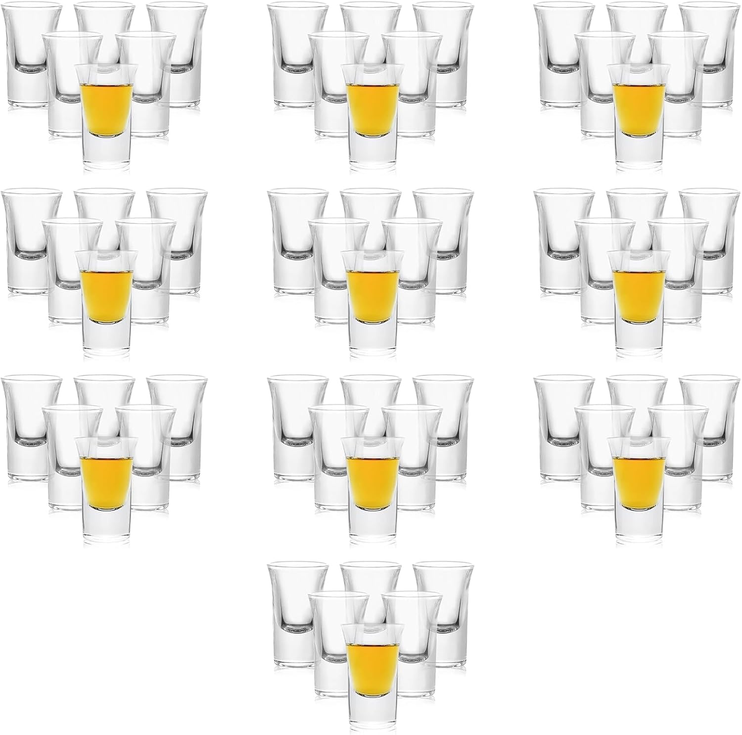 氷コップ なつめ型と碗型2個 2色青白 オパールセント アンティーク