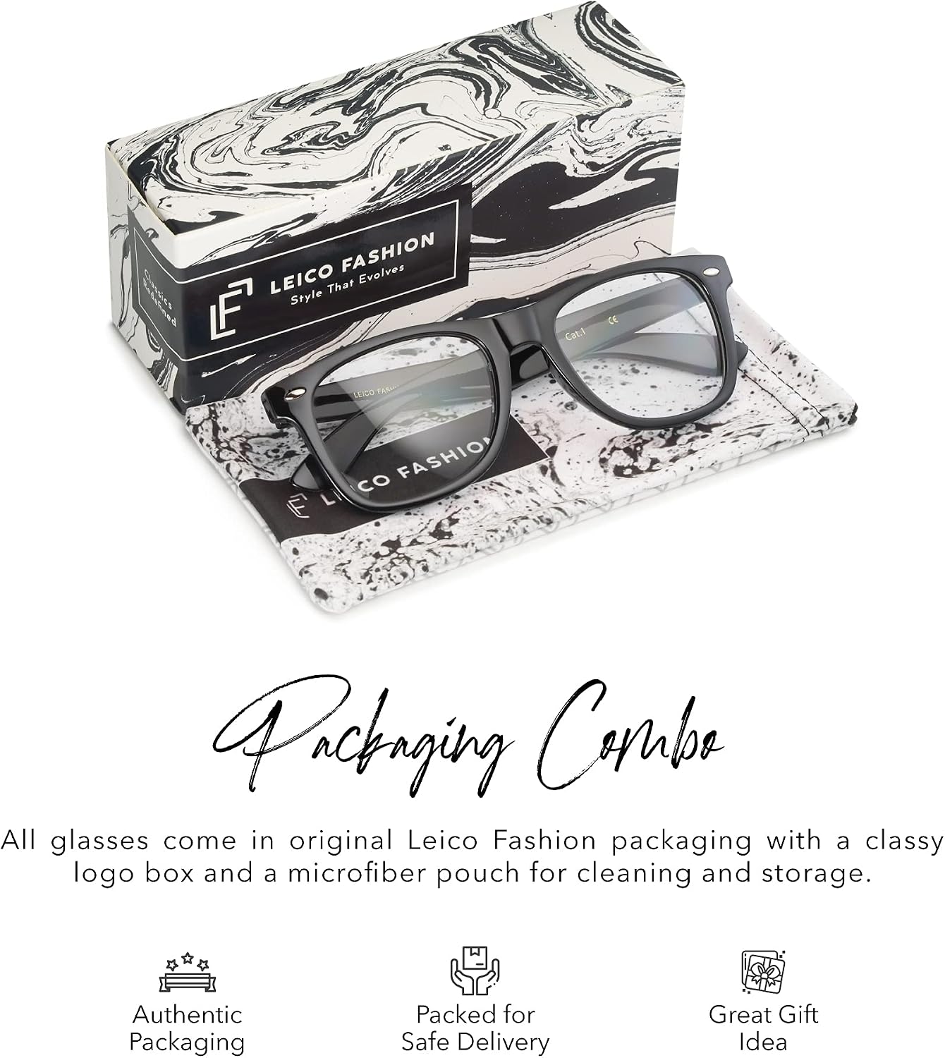 Clear Lens Non-Prescription Retro Nerd Glasses for Men Women - Cosplay Costume Fake Eyeglasses