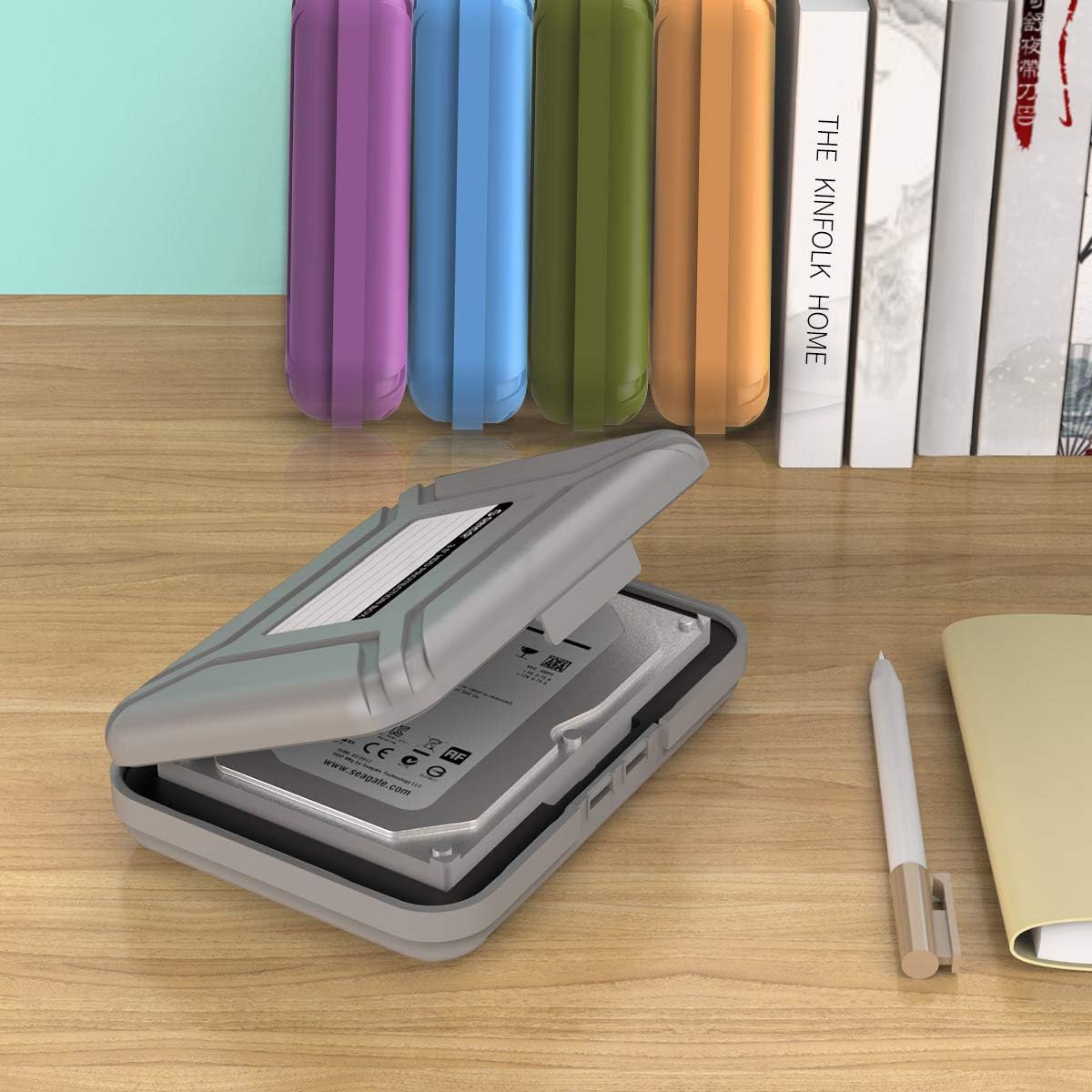 ORICO Portable 3.5 Inch Hard Drive Carrying Case Protective Disk Box Storage Cover for HDD/SSD (Multicolor)-PHX : Electronics