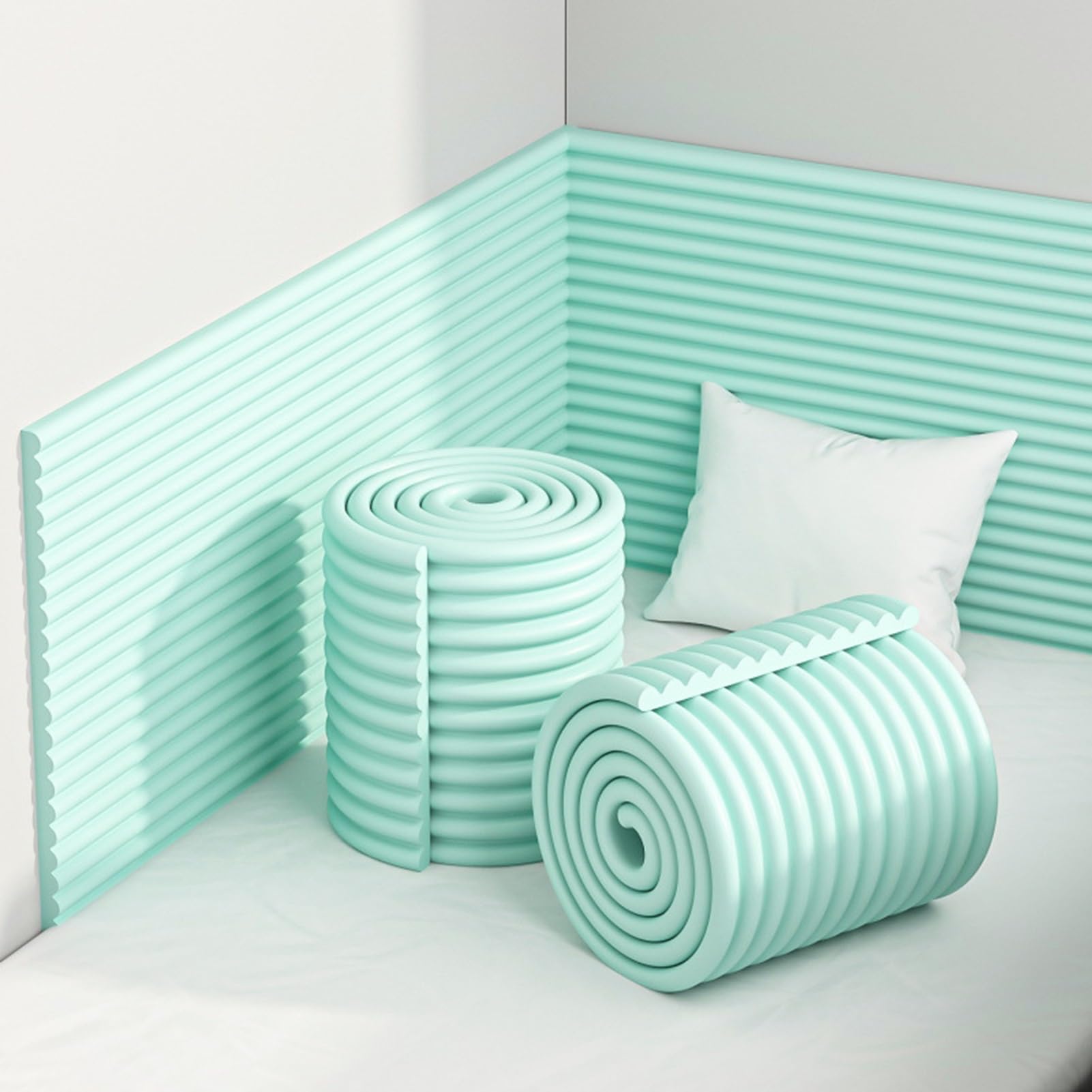Acolchado de pared 3D autoadhesivo y cojín decorativo infantil