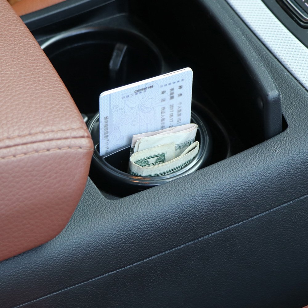 DOXILA Opbergdoos voor autostoelen, auto-organizer voor, autostoelvuller, lederen autostoel-organizer voor mobiele telefoons, portemonnee, kaarten, munten, brillen