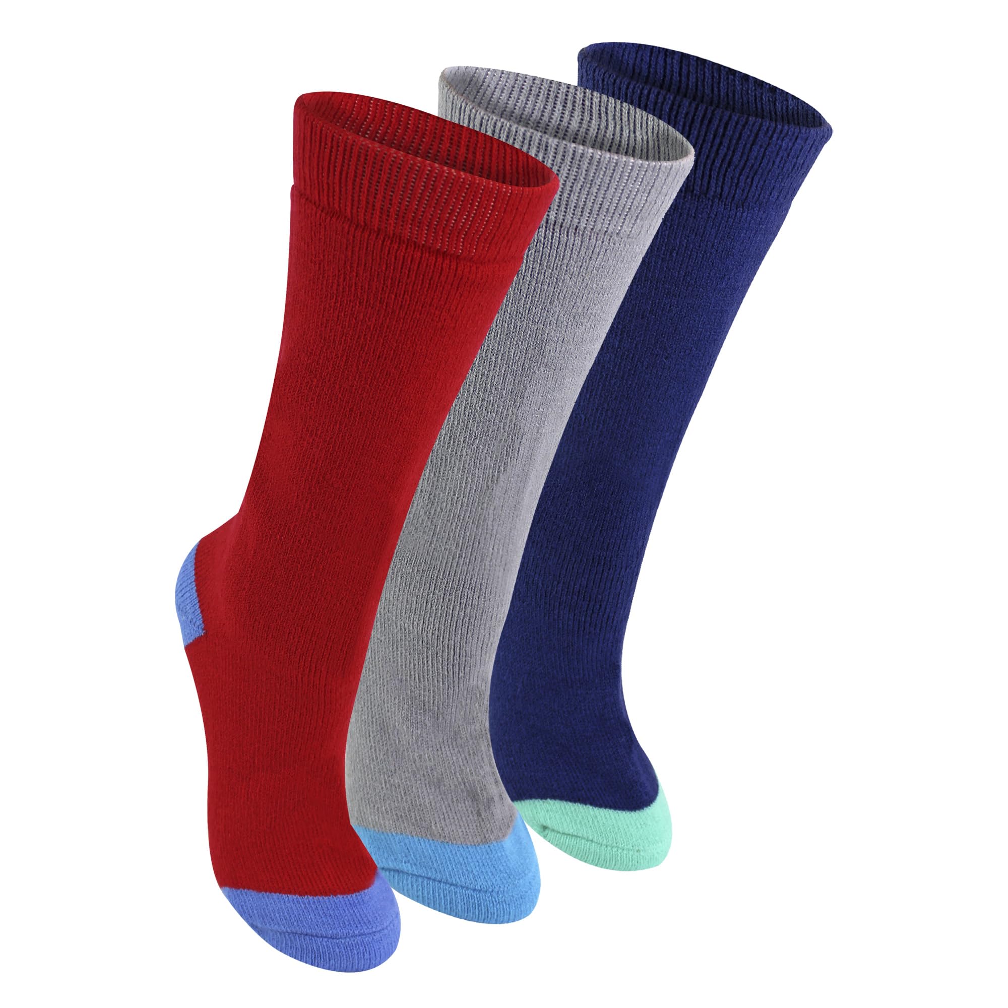 3 Pack Kids Wellington Boot Socks | Sock Snob | Boys Welly Socks for Outdoor Walking (11-14 Years, Assorted)