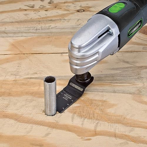 Miniatura 6 de Genesis GMT15A Herramienta oscilante multiusos de 1.6 amperios y kit de accesorios universales de gancho y bucle de 19 piezas con caja de