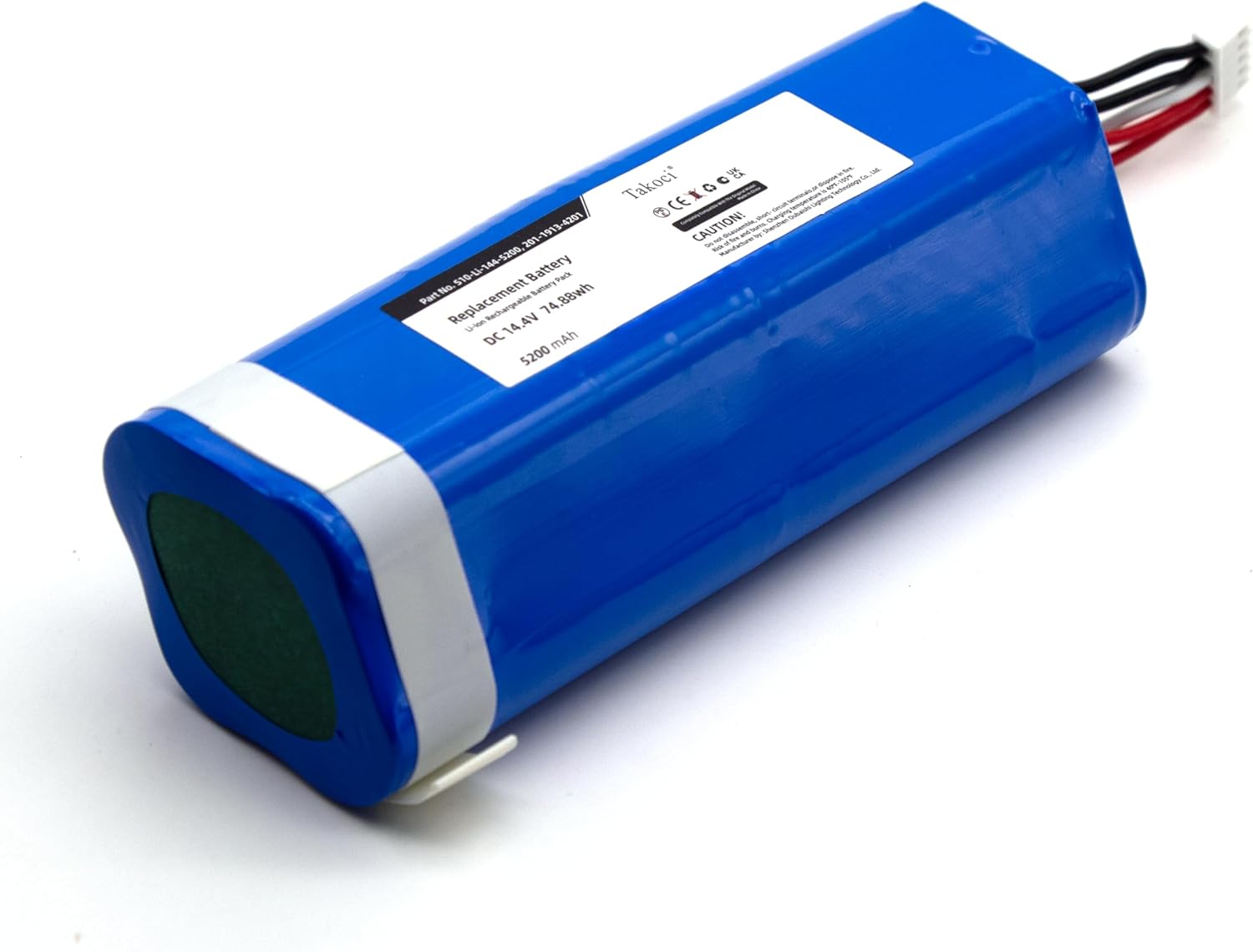 Replacement Battery for E'co'vacs Deebot T10, T10 Plus, T10 Turbo, Dee'bot T5 Power, Dee'bot X1 Omni, X1 Plus, X1 Turbo, DEX11, D-X1OM, D-X1PL,fits Part No201-2115-1959, 14.4V 5200mAh / 74.88Wh