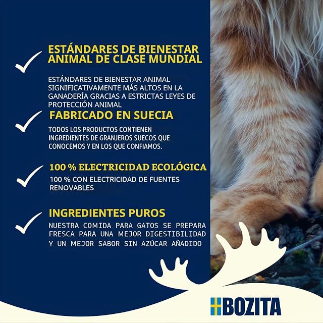 Foto 5 de 6 de Bozita Comida húmeda Esterilizada para canapés en Jalea con Carne, 12 Bolsas de 85 g
