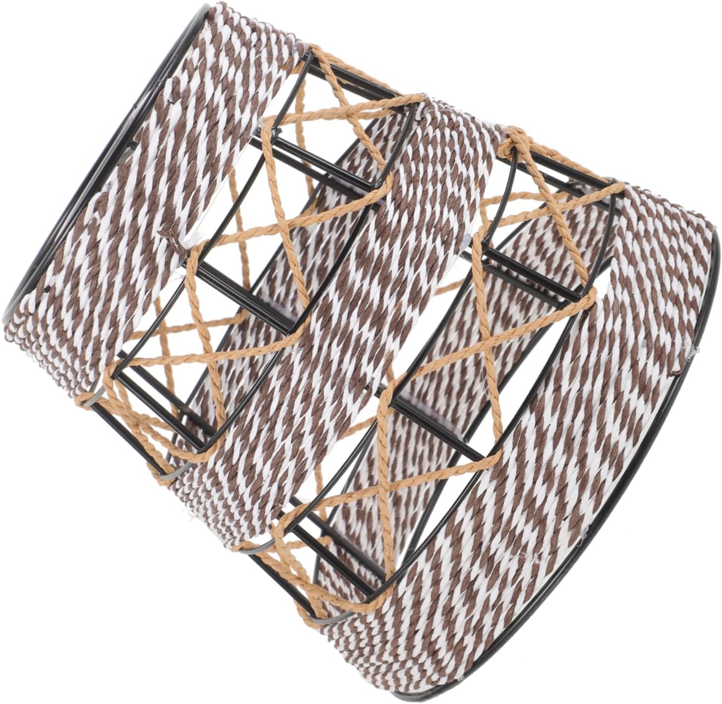 LIFKOME Handwoven Chandelier Shade Replacement Unique Rope Pendant Lamp Shade for Bedroom Living Room and Study Easy to Install Lightweight and Design