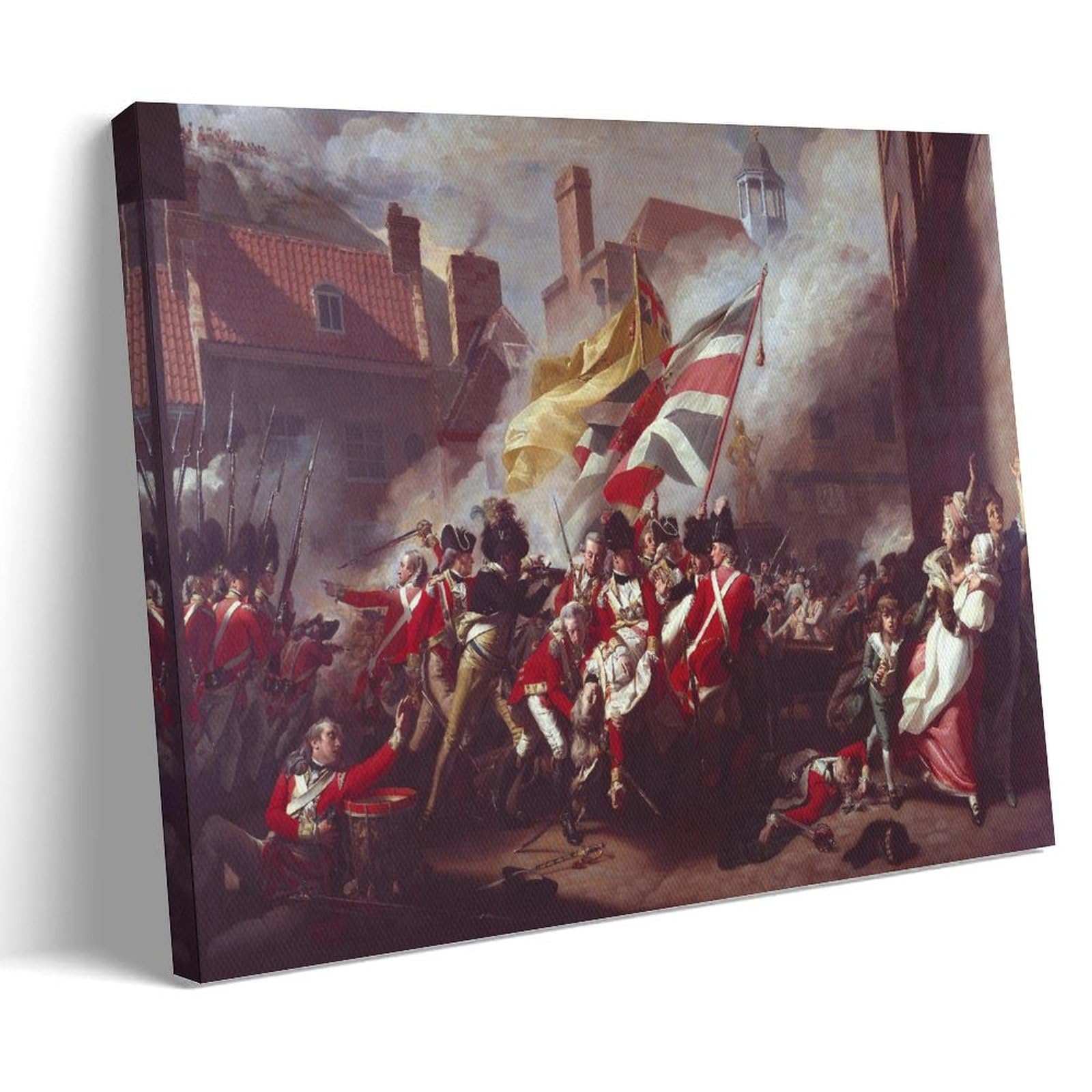 John Singleton Copley Painter Works (The Death of Major Peirson) Poster Art Canvas Painting Decor Wall Print Photo Gifts Home Modern Decoratives 20x30inch(50x75cm)