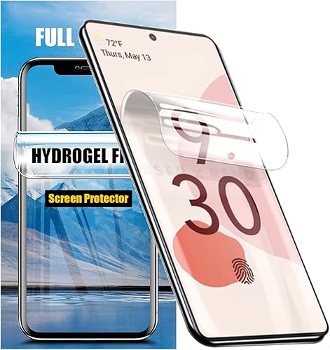 LOOKSEVEN Paquete de 3 películas de hidrogel para Google Pixel 6, protector de pantalla de TPU suave transparente compatible con Google Pixel 6,