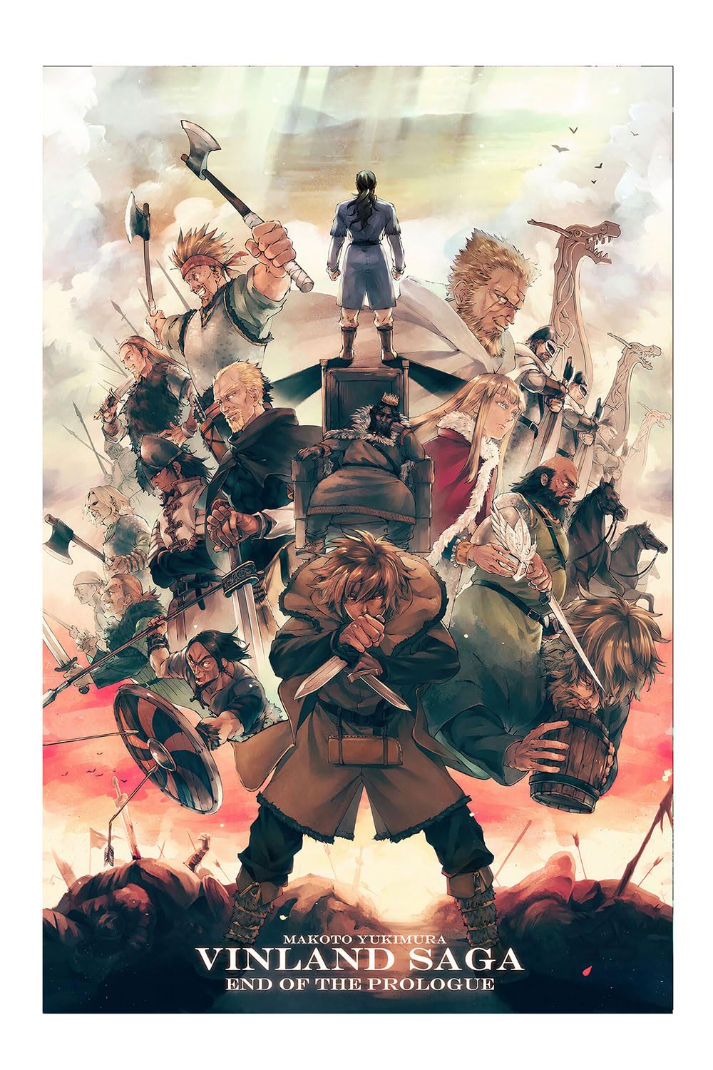 Debubo Vinland Saga Poster Japão Mangá Personalidade Anime Pintura