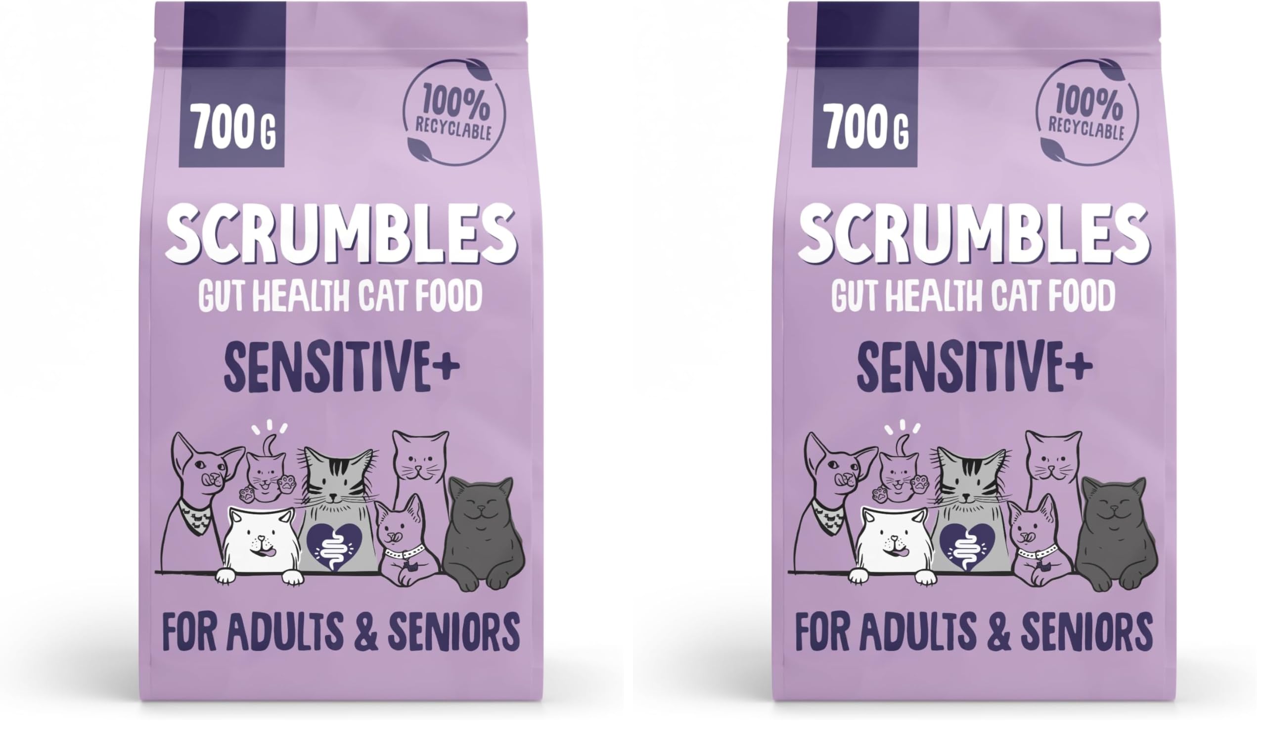Scrumbles Adult and Senior Cats Dry Food, 750g — view 10
