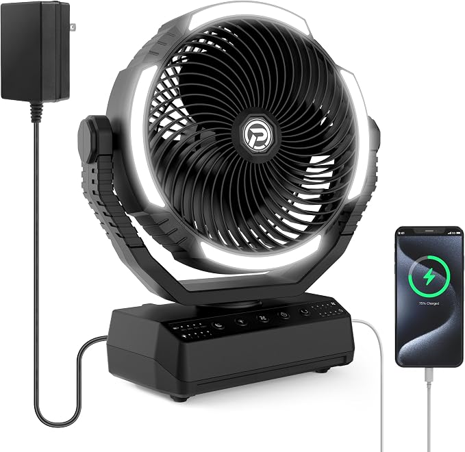 Camping Fan with Light