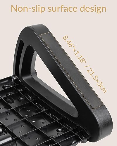 Miniatura 6 de Reposapiés ajustable debajo del escritorio para uso en la oficina, taburete de masaje para pies, reposapiés ergonómico, trabajo desde casa