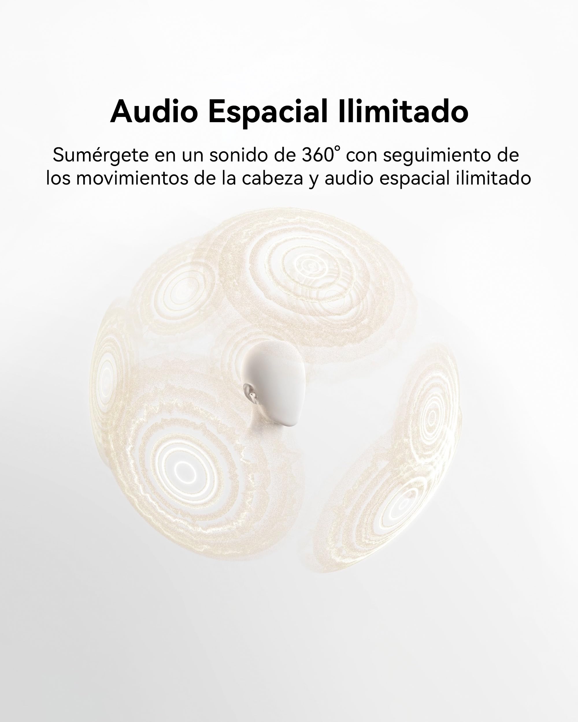 HUAWEI FreeBuds Pro 5 Auriculares Inalámbricos Bluetooth, Blanco | Cancelación de Ruido IA Doble Motor para Negocio Oficina, Ajuste Seguro Sonido Inmersivo, Llamada Estable, Garantía 42 Meses