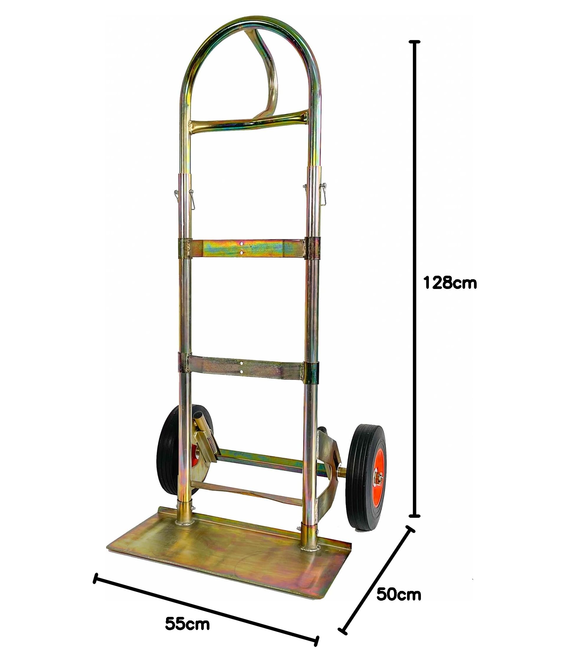 Heavy Duty Zero Pro - Sacchetto, 300 kg, pneumatici pivot ridotti e molto resistenti
