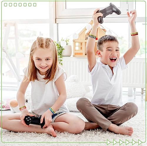 Miniatura 4 de Libima 36 pulseras de videojuegos, pulseras de silicona, pulseras de goma para jugadores, suministros de fiesta multicolor para fiesta de cumpleaños