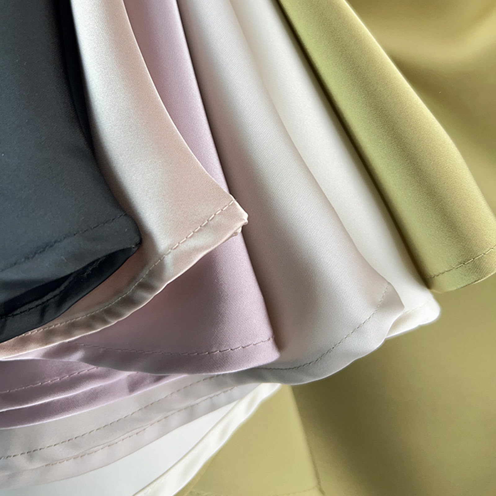 TEidea Satynowa spódnica satynowa spódnica midi: elegancka i wyszczuplająca długa satynowa spódnica z rybim ogonem z bezszwową, spódnice damskie