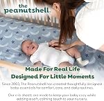 The Peanutshell Soft Cloud 4pk Fitted Crib Sheet Set - Breathable Baby Crib Sheets for Girl or Boy, Fits Standard Mattress 52x28, Infant & Toddler Bed Sheets