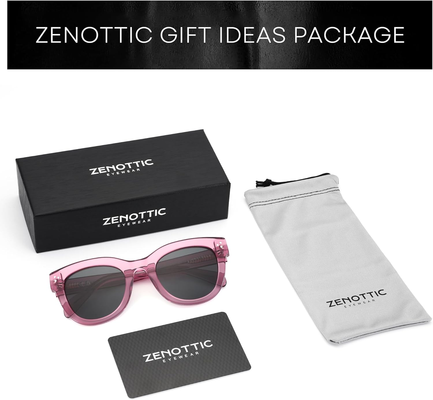 ZENOTTIC Trendy Polarized Sunglasses for Women: Round Sun Glasses for Ladies - Retro Classic Shades UV400 Protection - Image 6