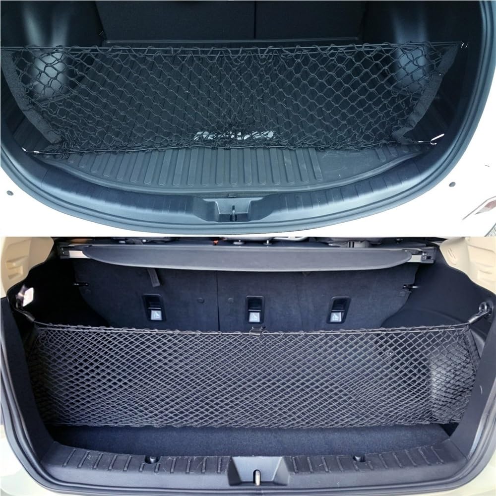Rete Portaoggetti Auto Rete Portaoggetti per Bagagliaio Posteriore per Auto per RAV4 per XA10 XA20 XA30 XA40 XA50(Ceiling Double Net)