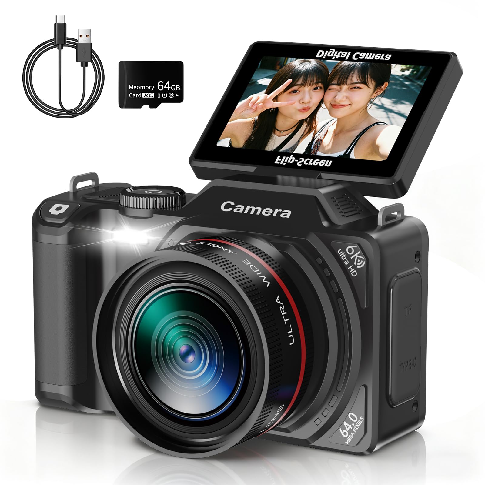 Amazon | IFEND 6K デジカメ 9600万画素 デジタルカメラ デジカメ