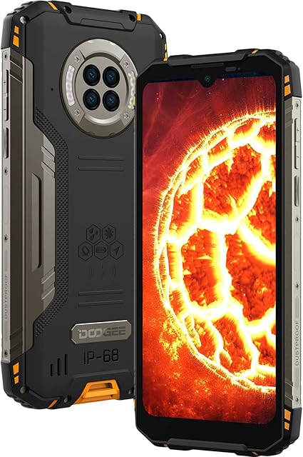 DOOGEE S96 GT (2022) Rugged Smartphone Android 12, 8GB + 256GB Helio G95, 48MP Camera 4K Videos, 32MP Front+20MP Night Vision Camera, 6350mAh, 4G Dual SIM Free Mobile Phone, 6.22 inch, NFC, Orange