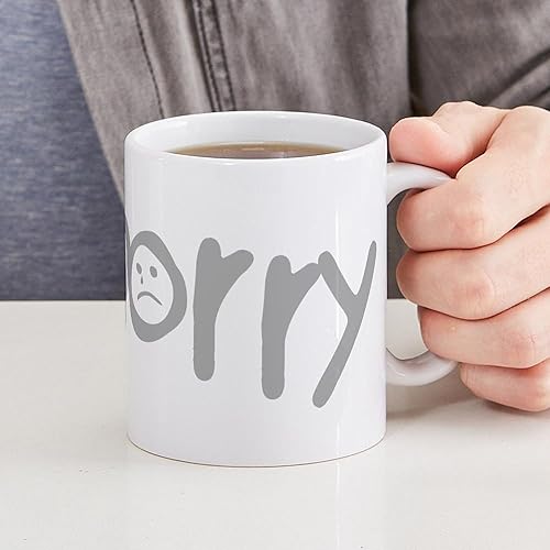 Miniatura 6 de CafePress Taza de café de cerámica con texto en inglés "I'm Sorry", taza de té, 11 onzas