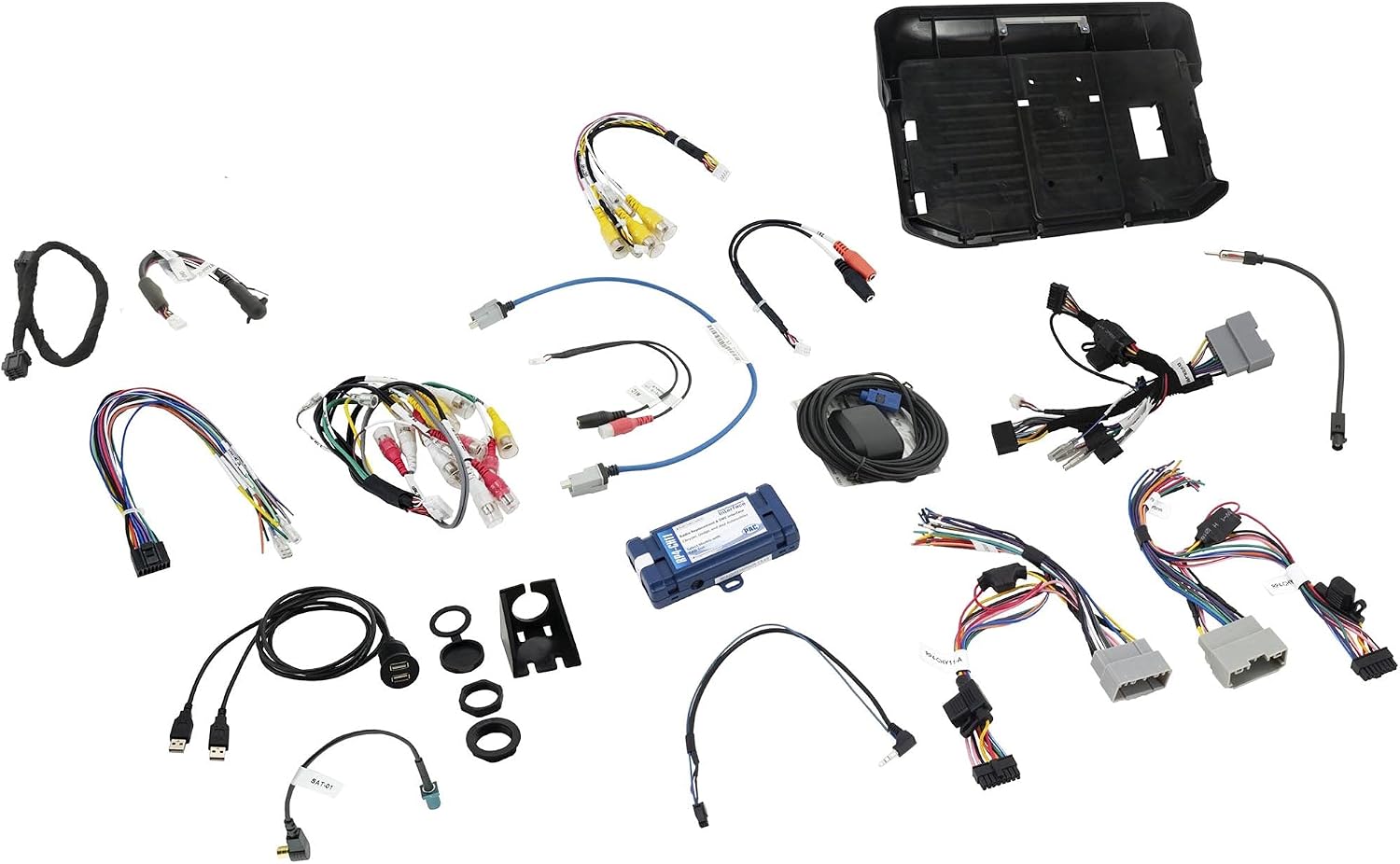 Stinger 2011-18 Wrangler JK Heigh10 10" in-Dash Infotainment System with SR-JK11H Wrangler Flush-Mount Dash Kit and PCAM-JP Back Up Camera