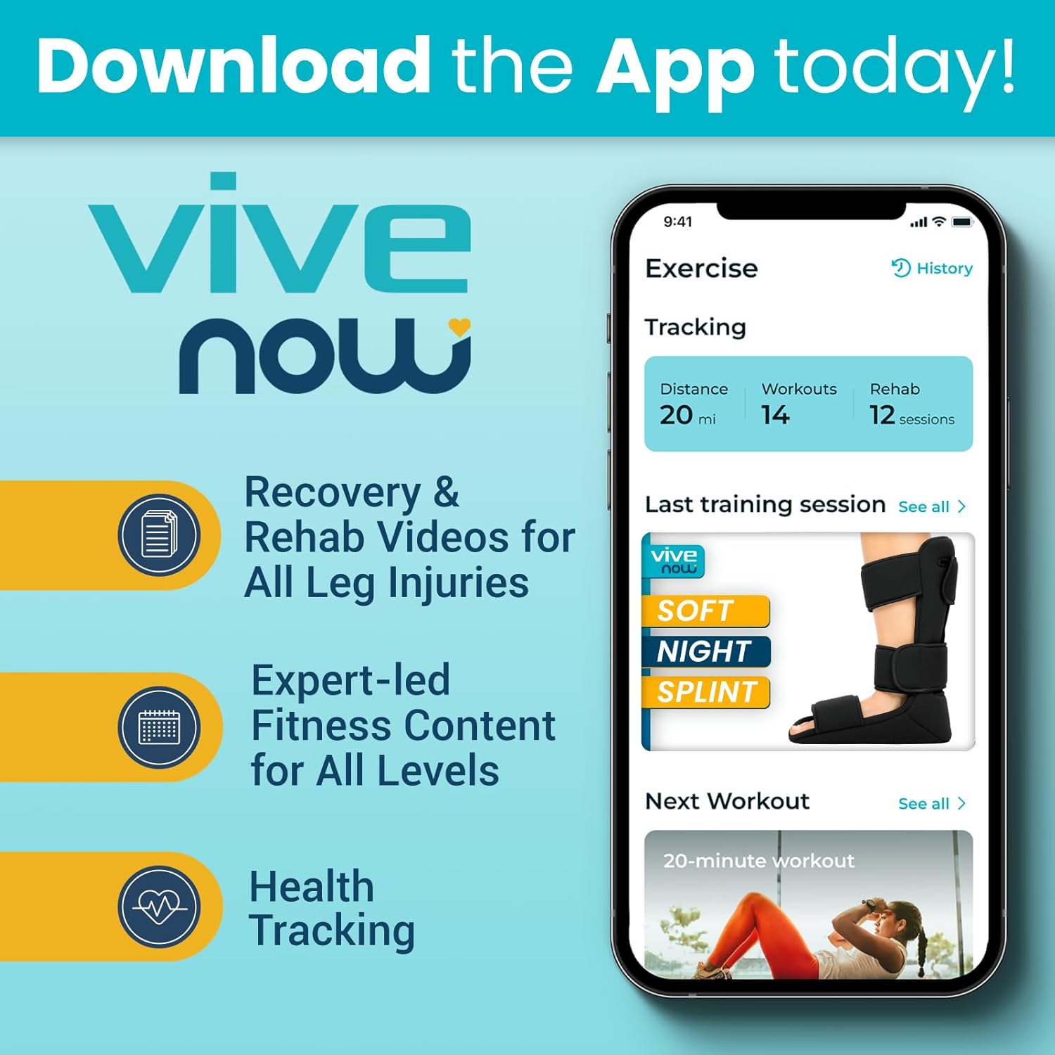 Vive Plantar Fasciitis Night Splint Plus Trigger Point Stretch Wedges - Soft Leg Brace Support, Orthopedic Sleeping Immobilizer Stretch Boot (Medium: Men's: 5.5-8, Women's 7-9.5)