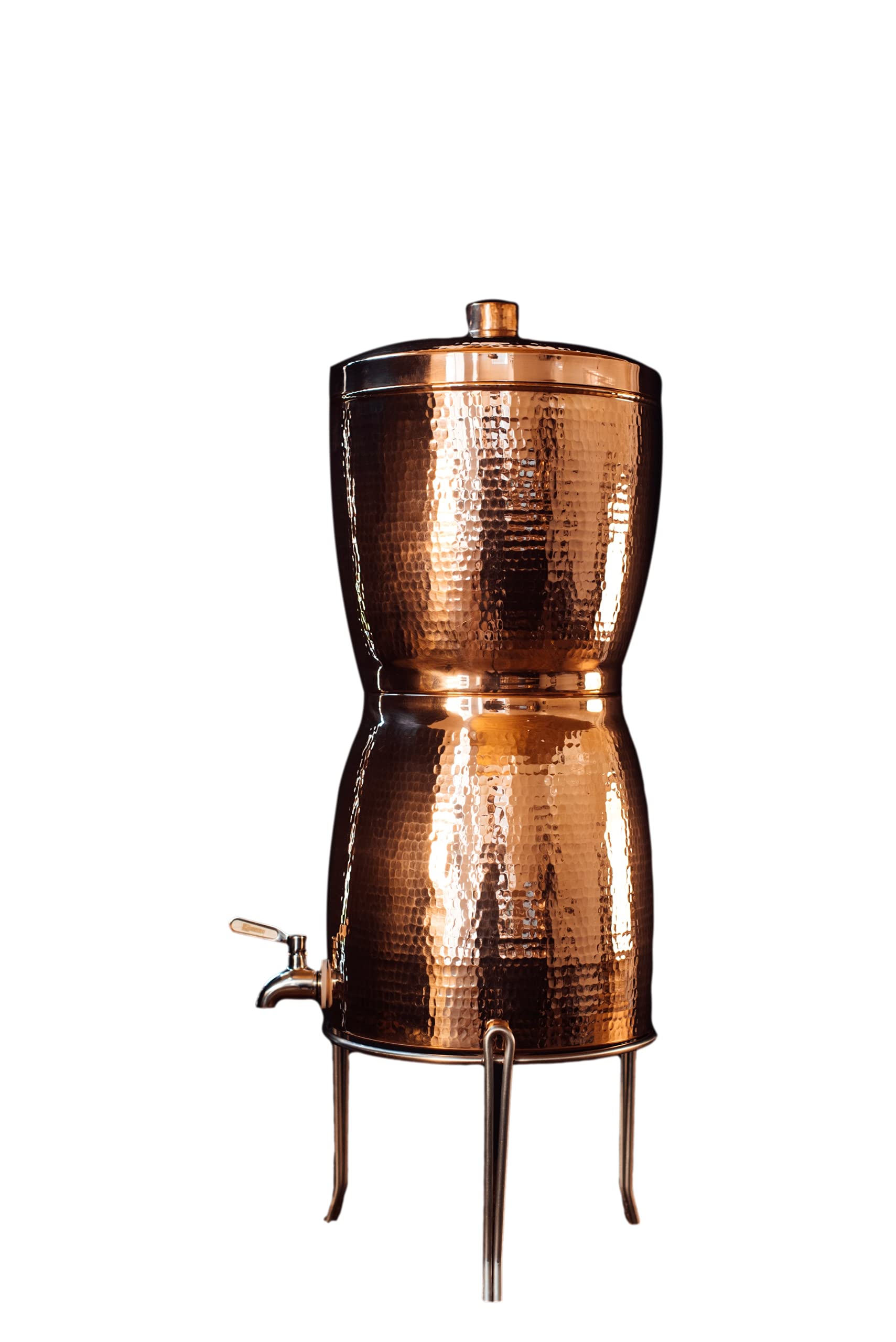 Buy Sertodo Copper Water Filter System, 2Gallon Capacity, Hand Hammered 100 Pure Copper (Stand