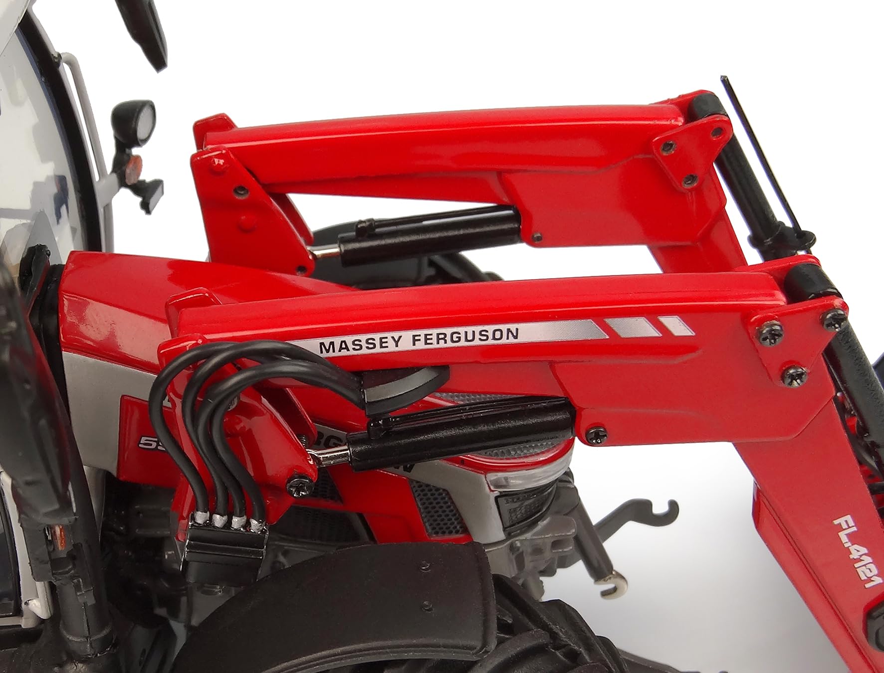 Universal Hobbies Trattore Massey Ferguson 5S.131 con caricatore frontale FL.4121