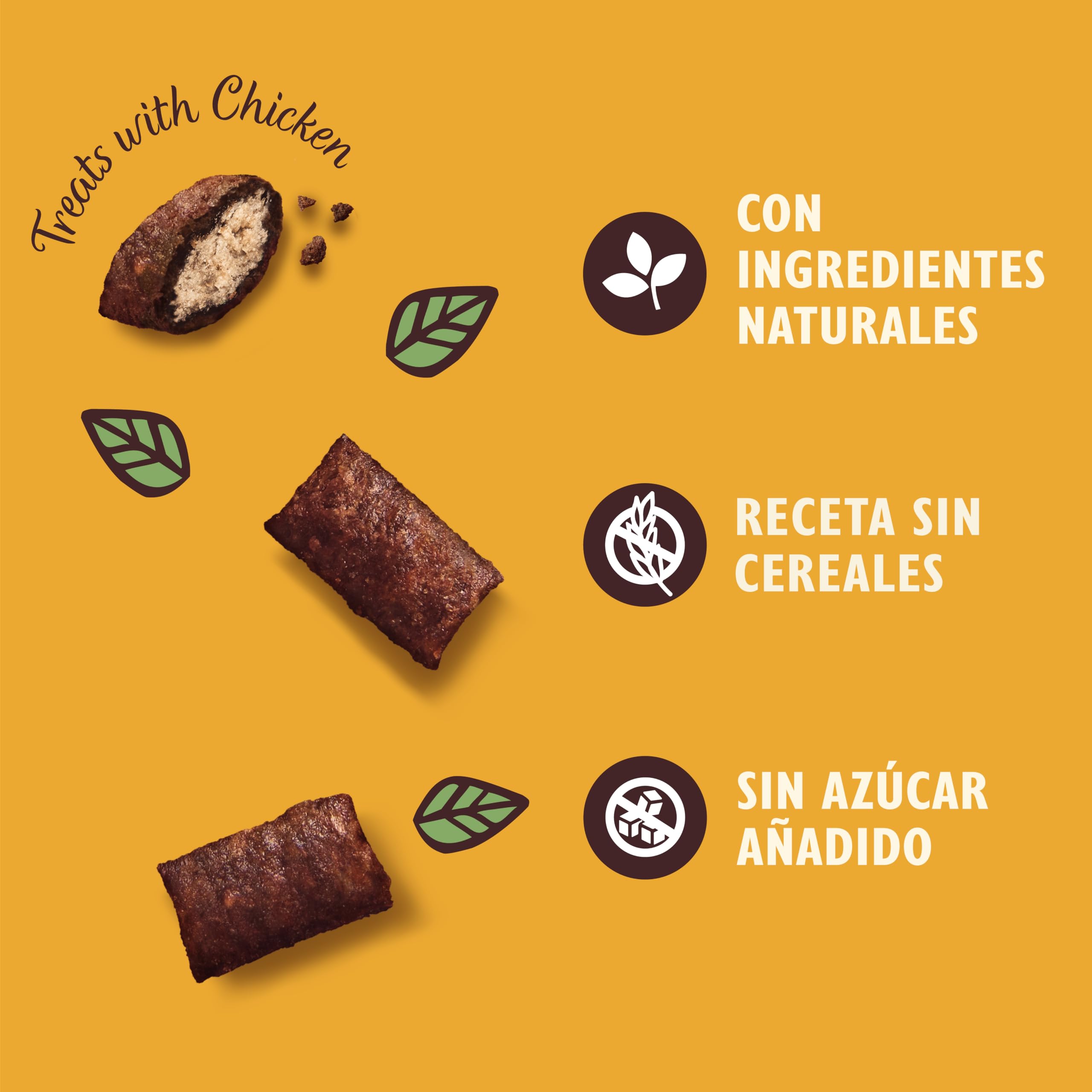 Lily's Kitchen Elaborado con ingredientes naturales paquete de golosinas para gatos adultos el soborno definitivo con pollo receta sin cereales 10 x 60g