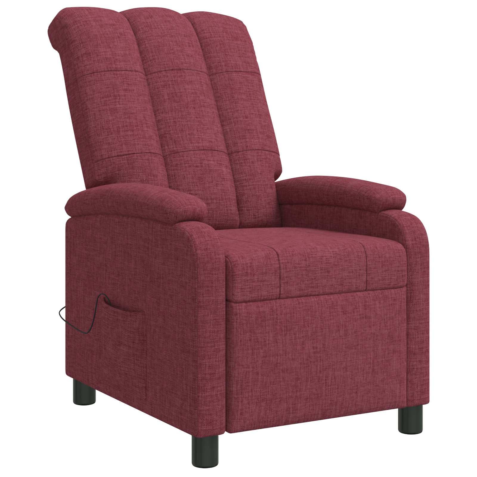 Hothingwell - Sillón reclinable de poliéster, color rojo