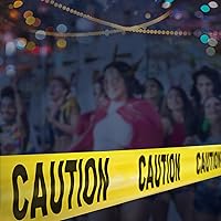 Vista 8 de Goldblatt Cinta de precaución, paquete de 2 rollos de cinta de precaución amarilla, 3 pulgadas x 1000 pies, cinta de seguridad de advertencia