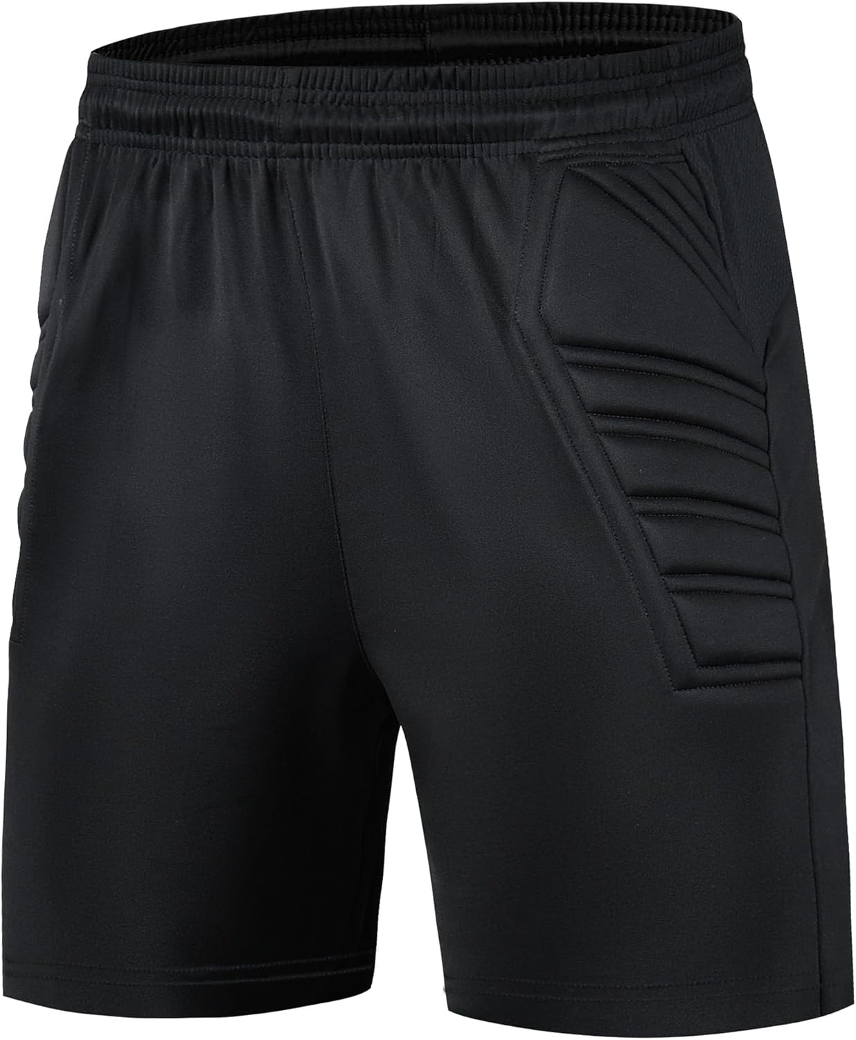 Youth Padded Soccer Goalie Shorts Sweat-Wicking Protective Goalkeeper Shorts Uniform for Boys Men