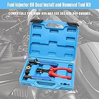 Vista 2 de Herramienta de instalación y extracción de inyector de combustible, kit de herramientas de instalación de extracción de sellos de aceite compatible