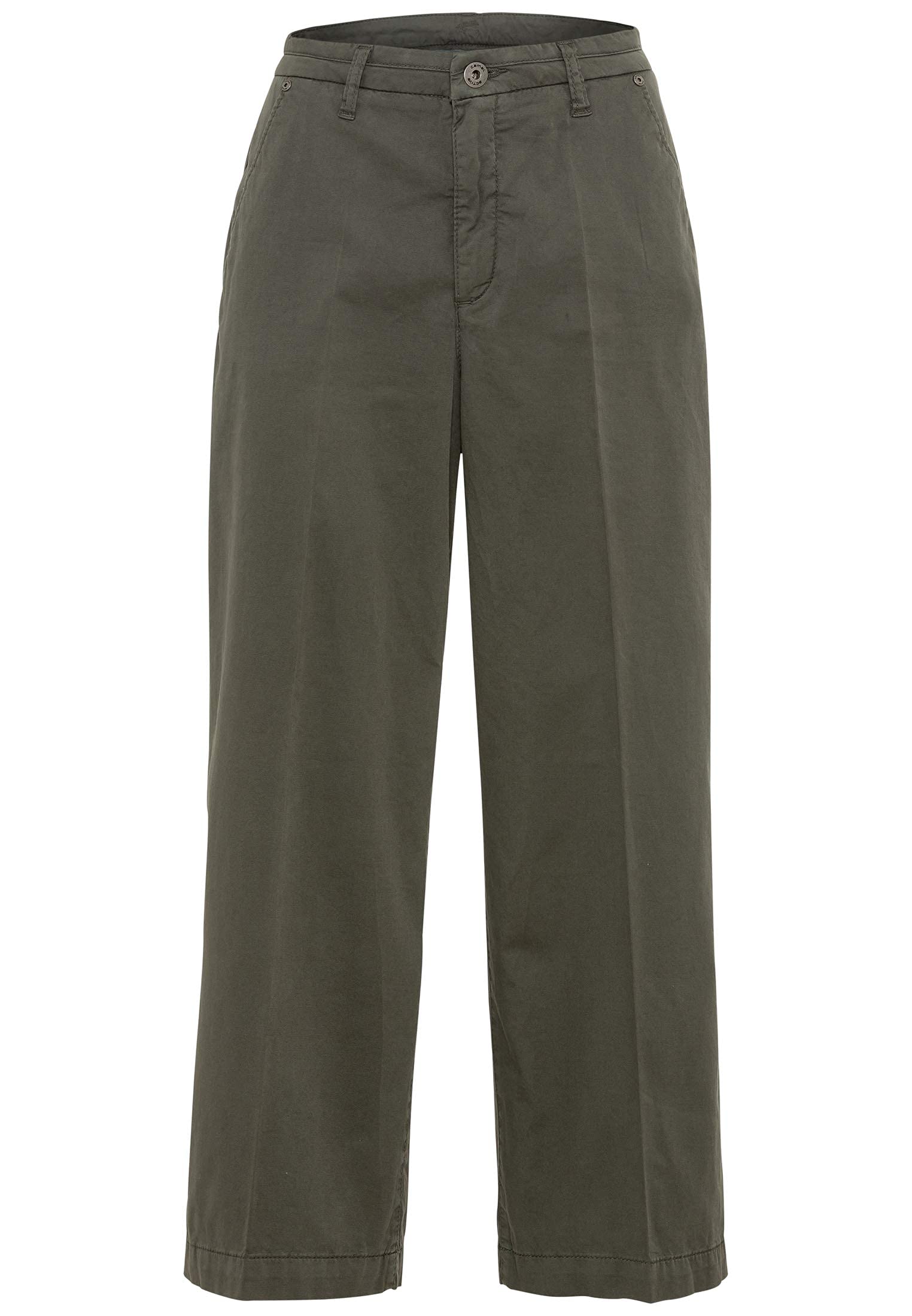 camel active Womenswear 3771155414 Women's Trousers, Dark Olive, 29W x 30L