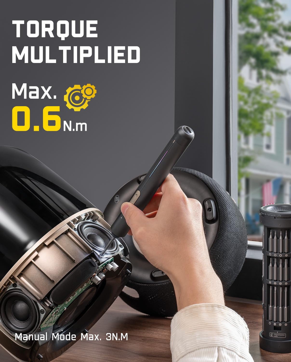 Kit de soldador Fanttik T1 Max y mini destornillador eléctrico E2 Ultra de 3,7 V