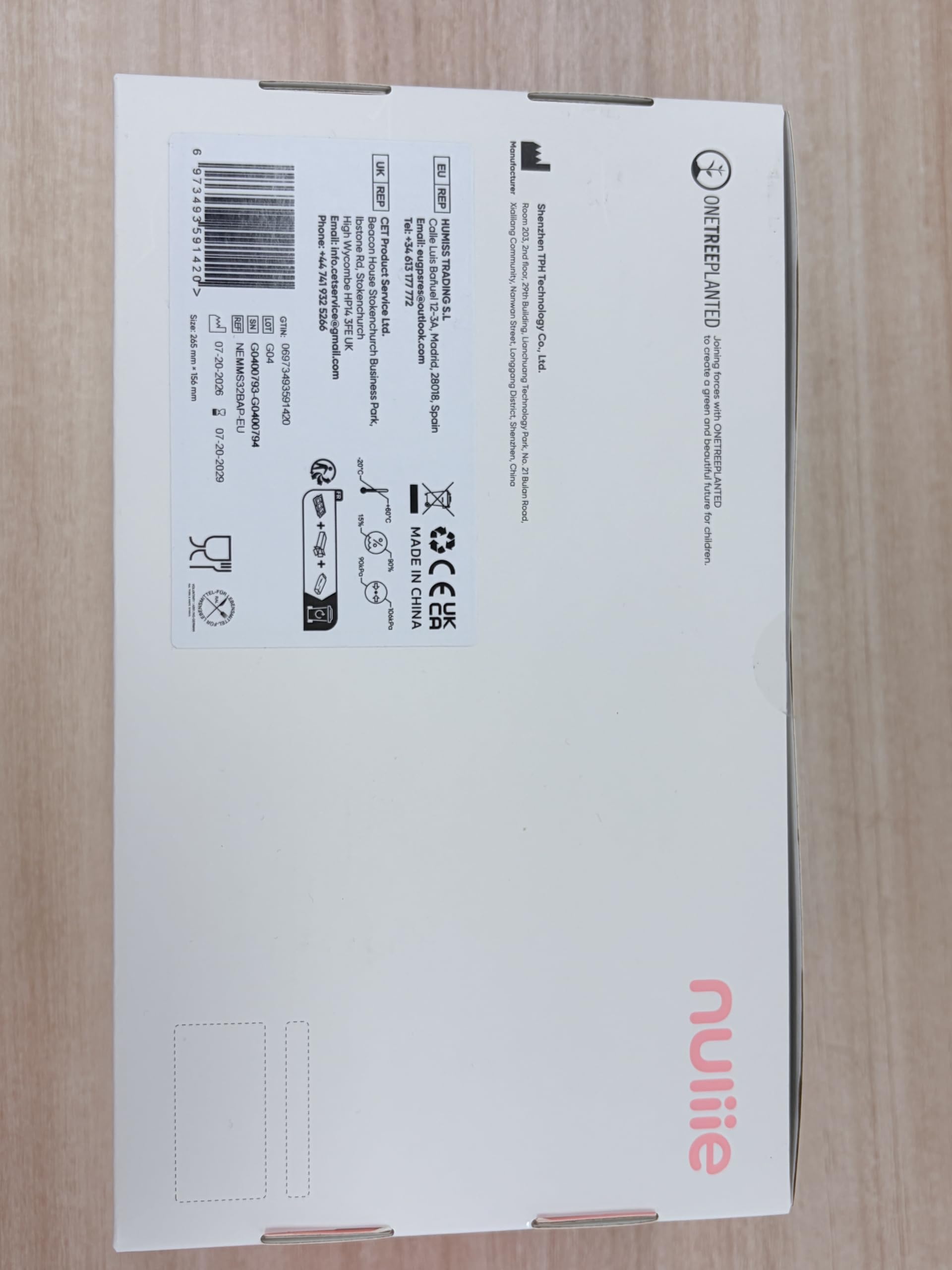 Nuliie Extractor de leche eléctrico manos libres (2 paquetes, color gris claro)