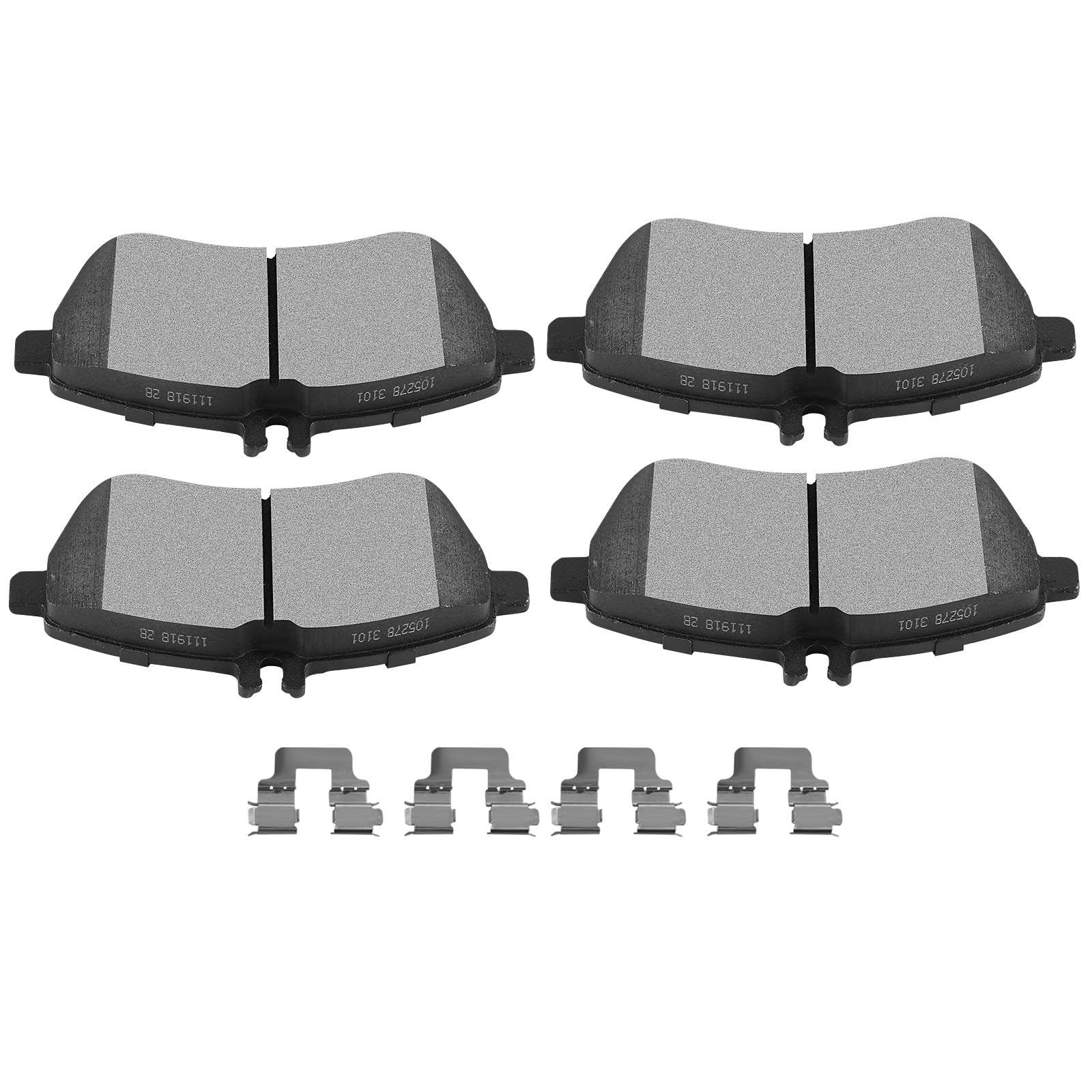 SCITOO D1340 Front Semi-Metal Brake Pads Sets Fit For Mercedes-Benz For C250 2010-2015,For C300 2008-2012,For SLK250 2012-2015