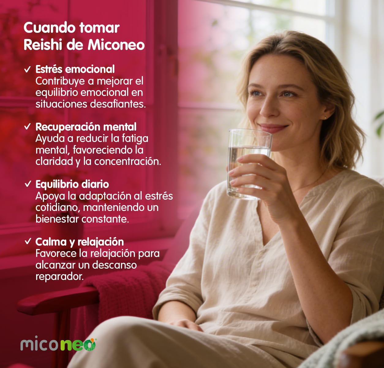 MICO NEO | Complemento Alimenticio 60 Cápsulas | Para Aumentar las Defensas y Proporcionar Energía Diaria | A Base de Reishi Camu-Camu y Vitamina C | Apto para Vegetarianos | Tomar 1 o 2 al día