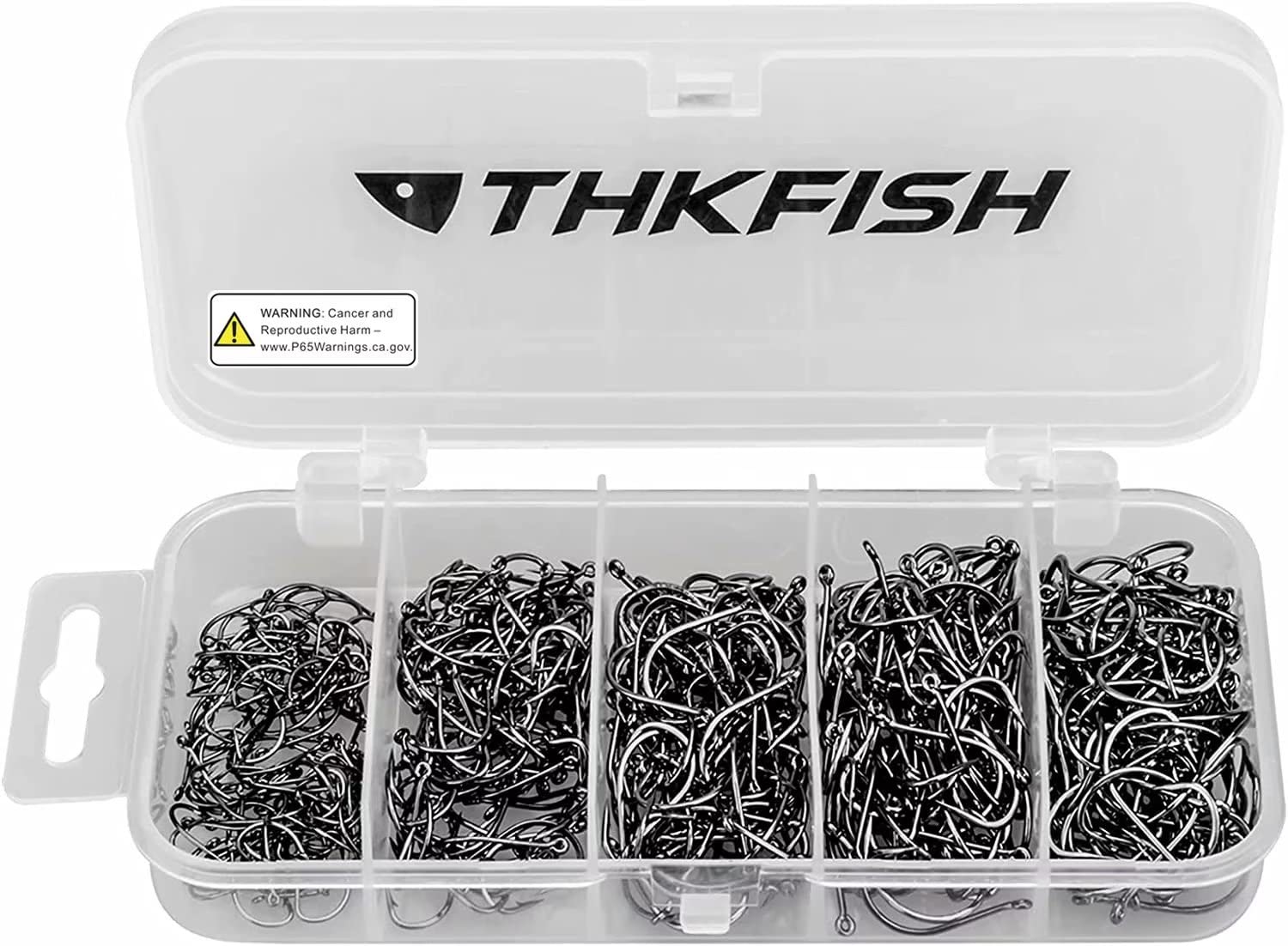 THKFISH 50 szt./100 szt./250 szt./500 szt. haczyków wędkarskich akcesoria wędkarskie zestaw haków wędkarskich zestaw akcesoriów wędkarskich hak do wędkowania