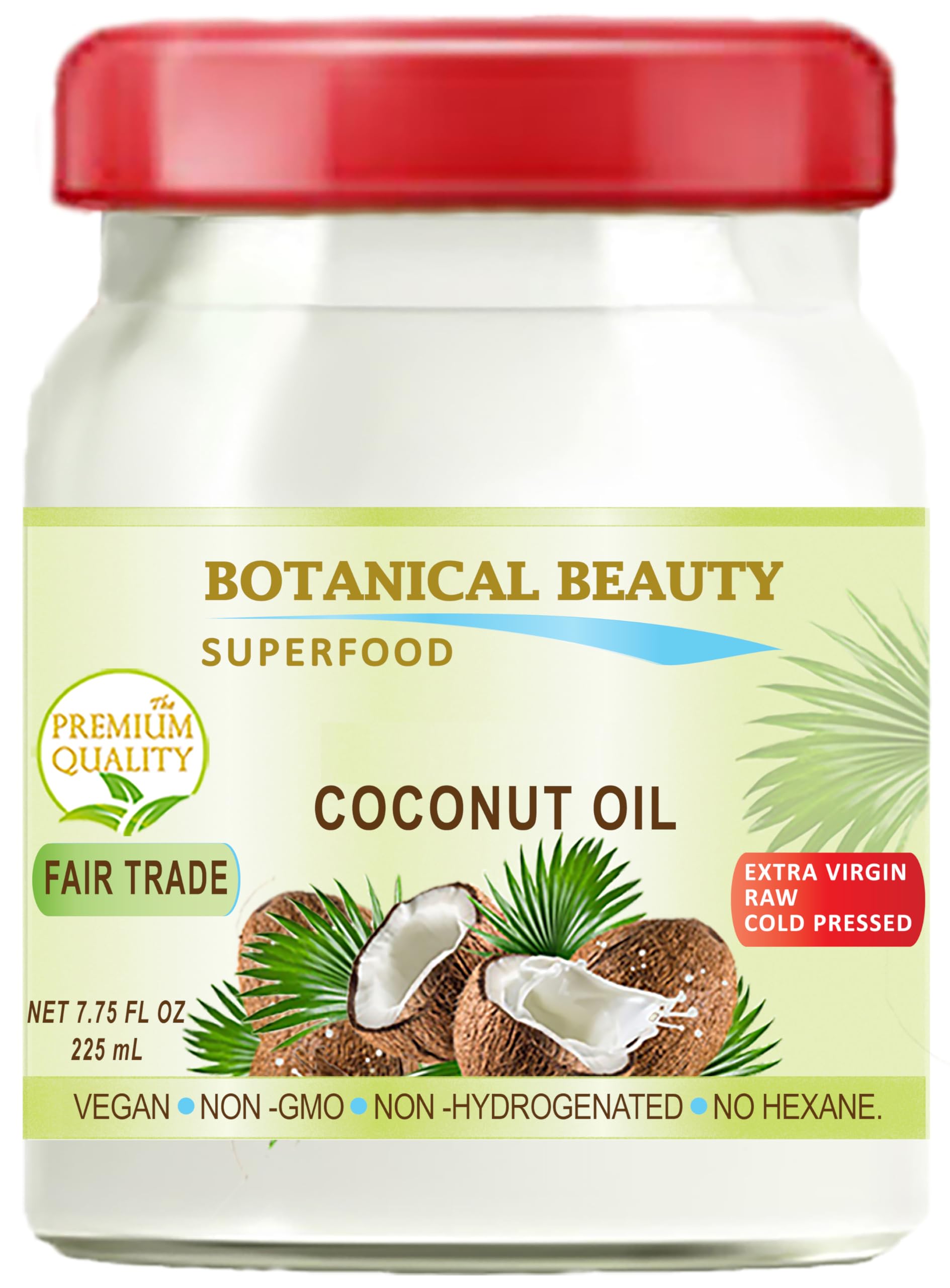 Amazon.com : Botanical Beauty COCONUT OIL FAIR TRADE 100% Pure