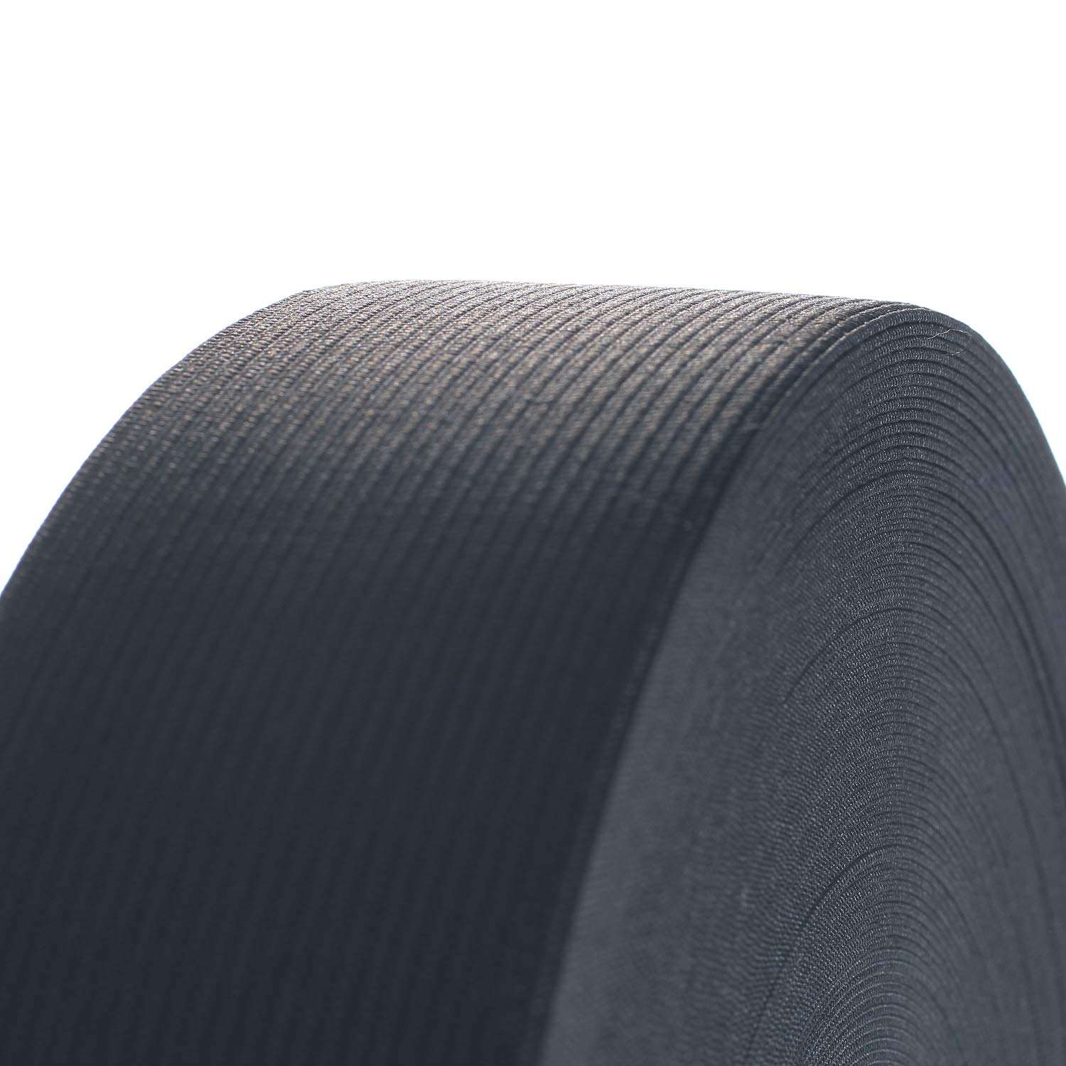 TUKA-i-AKUT 80 Metros x 100mm Elásticas Planas Bandas de Costura, Bandas de elástico de Cuerda, para la Ropa Personalizada, Artesanía DIY Hogar, 80m(2x40m) Largo, 100mm Ancho, Negro TKB5092-black-2X