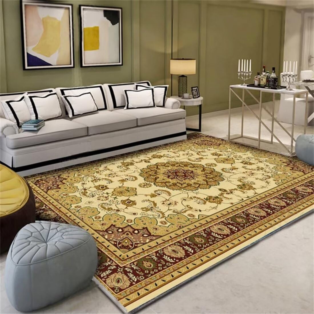 Tapis 120X170CM anti-salissure pour décoration chambre ado fille