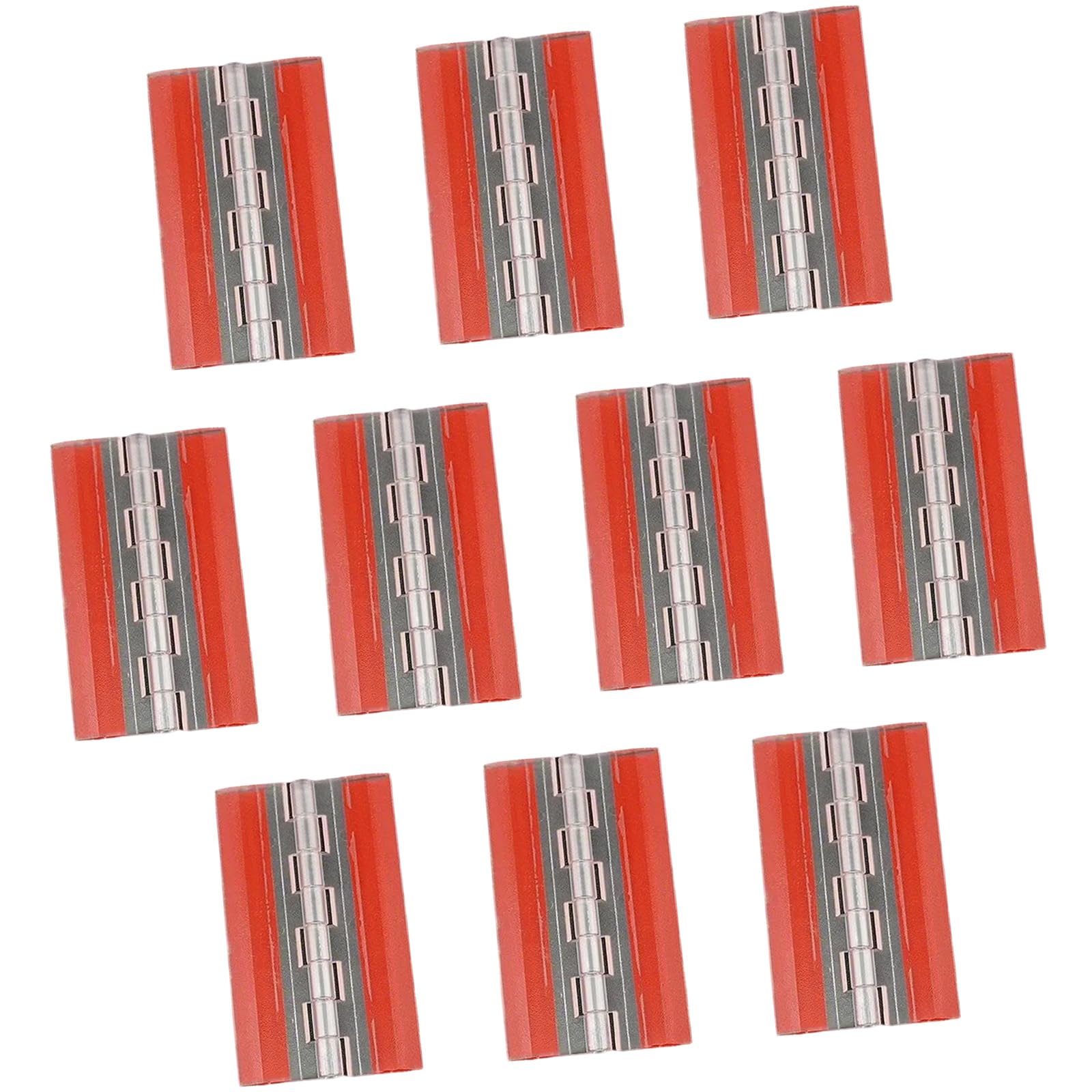Fexxkg Widened Large Size 7 10Pcs Adhesive Clear Hinges With High Load Bearing Capacity Invisible Acrylic Hinges Set For Furniture & Cabinetry Homes Improvement