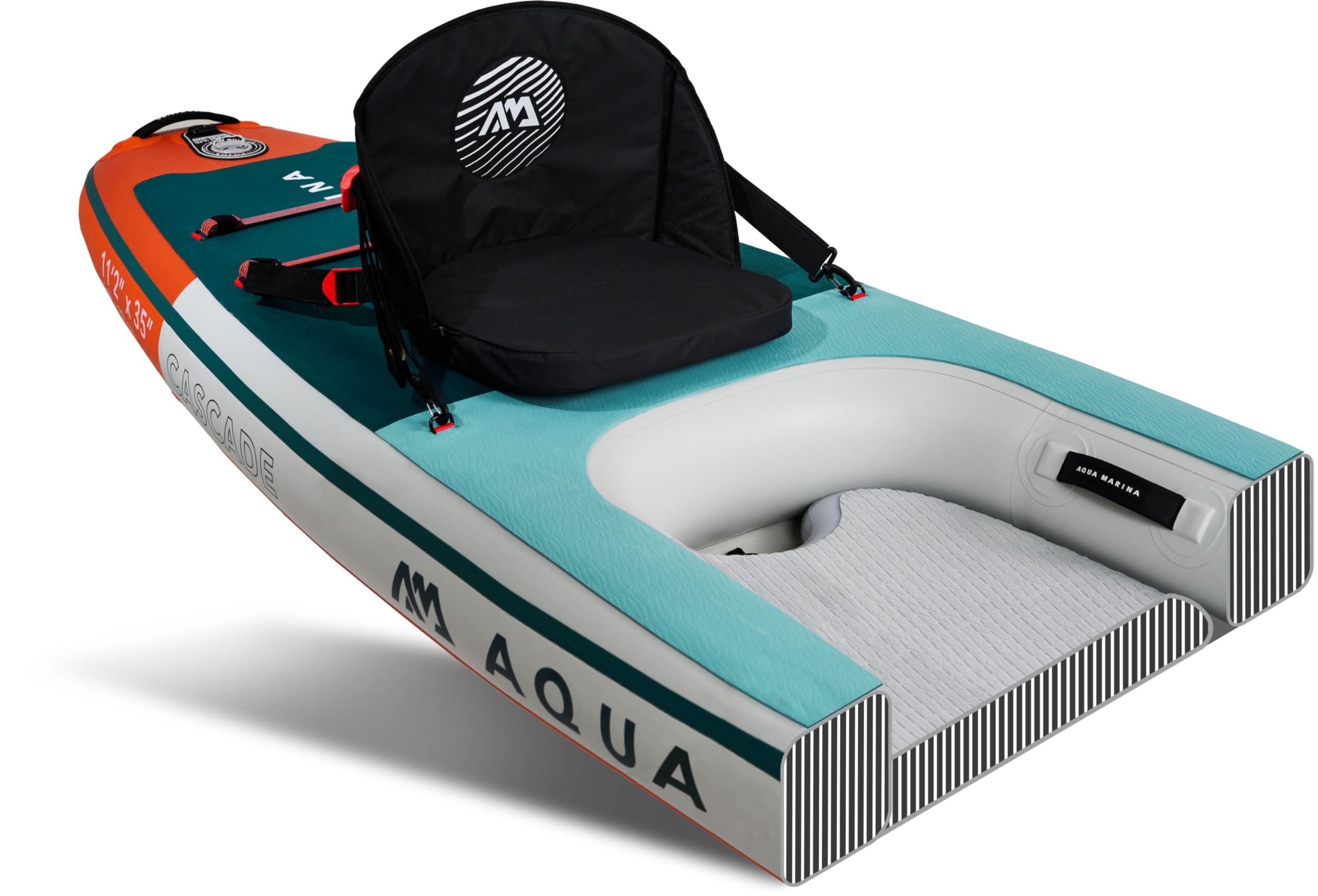 AM Aqua Marina Cascade All-Around - Tabla híbrida de SUP-Kayak de 11 pies 2 pulgadas